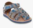 Aria Nica Grey & Blue Army Fisherman Sandals Boys