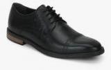 Arrow Bale Black Derby Formal Shoes Men