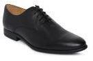 Arrow Black Leather Formal Shoes Men