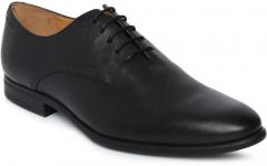 Arrow Black Leather Formal Shoes men