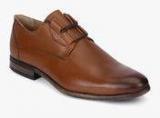 Arrow Bruze Tan Derby Formal Shoes Men