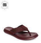 Arrow Burgundy Synthetic Leather Sandals Men