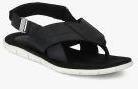 Arrow Edge Black Sandals Girls