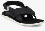 Arrow Edge Black Sandals Men