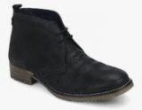 Arrow Gustav Black Derby Boots Men