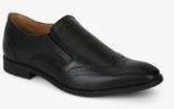 Arrow Harper Black Formal Shoes Men