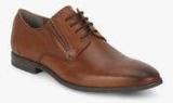 Arrow Hayem Tan Derby Formal Shoes Men