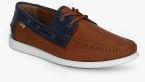 Arrow Hommand Tan Boat Shoes Men