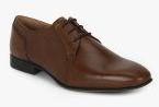 Arrow Mill Brown Derby Formal Shoes Men