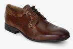 Arrow Tan Solid Derbys Men