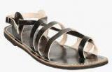 Arth Black Sandals Men