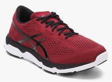 Asics 33 Fa Maroon Running Shoes men