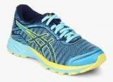 Asics Dynaflyte Aqua Blue Running Shoes Women