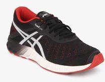 Asics Fuzex Lyte Black Running Shoes men