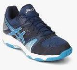 Asics Gel Domain 4 Navy Blue Indoor Sports Shoes Women