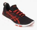 Asics Gel Fit Sana 2 Graphic Black Running Shoes Women