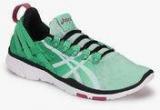 Asics Gel Fit Sana Green Training Shoes Women