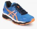 Asics Gel Nimbus 18 Blue Running Shoes Men