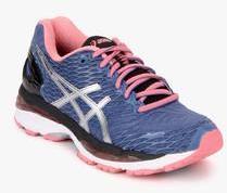 Asics Gel Nimbus 18 Blue Running Shoes women