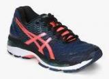 Asics Gel Nimbus 18 Navy Blue Running Shoes Women