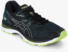 Asics Gel Nimbus 20 Black Running Shoes men