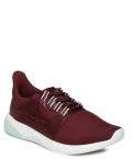 Asics Maroon Mesh Regular Running Shoes Women