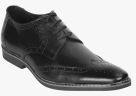 Bacca Bucci Black Leather Regular Brogues Shoes Men