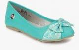 Barbie Aqua Blue Bow Belly Shoes Girls