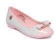 Barbie Grey & Pink Colourblocked Ballerinas Girls