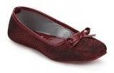 Barbie Maroon Belly Shoes girls