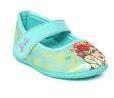 Barbie Sea Green Printed Ballerinas Girls