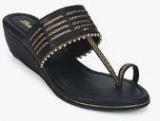 Bata Black Wedges Women