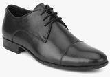 Bata Eddard Black Derby Formal Shoes Men