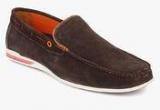 Bata Suede Driver Brown Loafers men