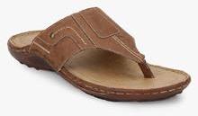 Bata Troy Brown Flip Flops men