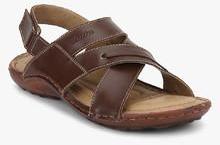 Bata Troy Sandal Brown Floaters men