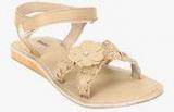 Beanz Beige Sandals Girls