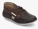 Beanz Brown Loafers Boys