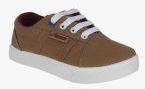 Beanz Khaki Canvas Regular Sneakers Boys