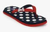 Beanz Navy Blue Flip Flops Girls