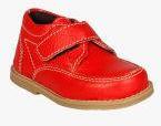 Beanz Red Mid Top Sneakers Boys