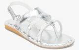 Beanz Silver Sandals Girls