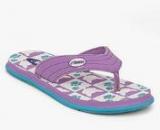 Beanz Splash Cat PURPLE FLIP FLOPS Boys