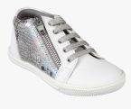 Beanz White Leather Regular Sneakers Boys