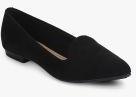 Beira Rio Black Solid Ballerinas Women