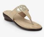 Beli Beige Solid Sandals Women