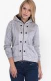 Belle Fille Grey Solid Winter Jacket Women