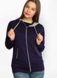 Belle Fille Purple Solid Sporty Jacket Women