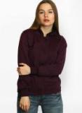 Belle Fille Purple Solid Winter Jacket Women