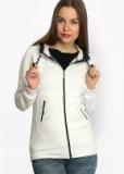 Belle Fille White Solid Winter Jacket Women